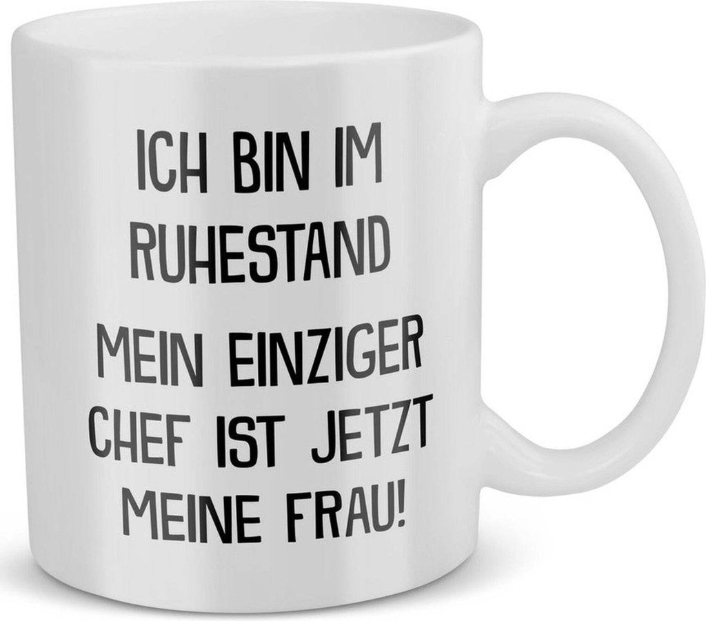 22Feels Renteneintritt Geschenk Männer Rentner Tasse Produktbild 