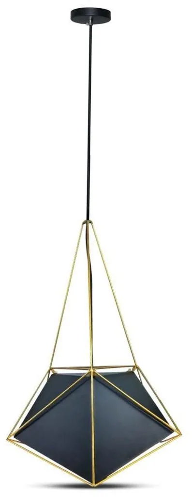 Suspension anti-éblouissement dorée E27 - Solution luminaire chaleureux