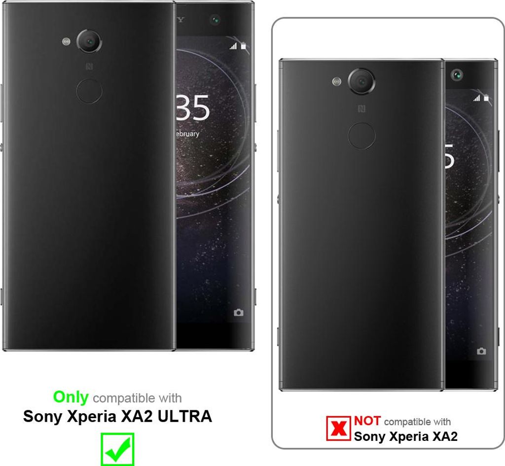 Cadorabo Handykette für Sony Xperia XA2 ULTRA in LILA - Handy Hülle mit Verstellbaren Band Kordel zum Umhängen