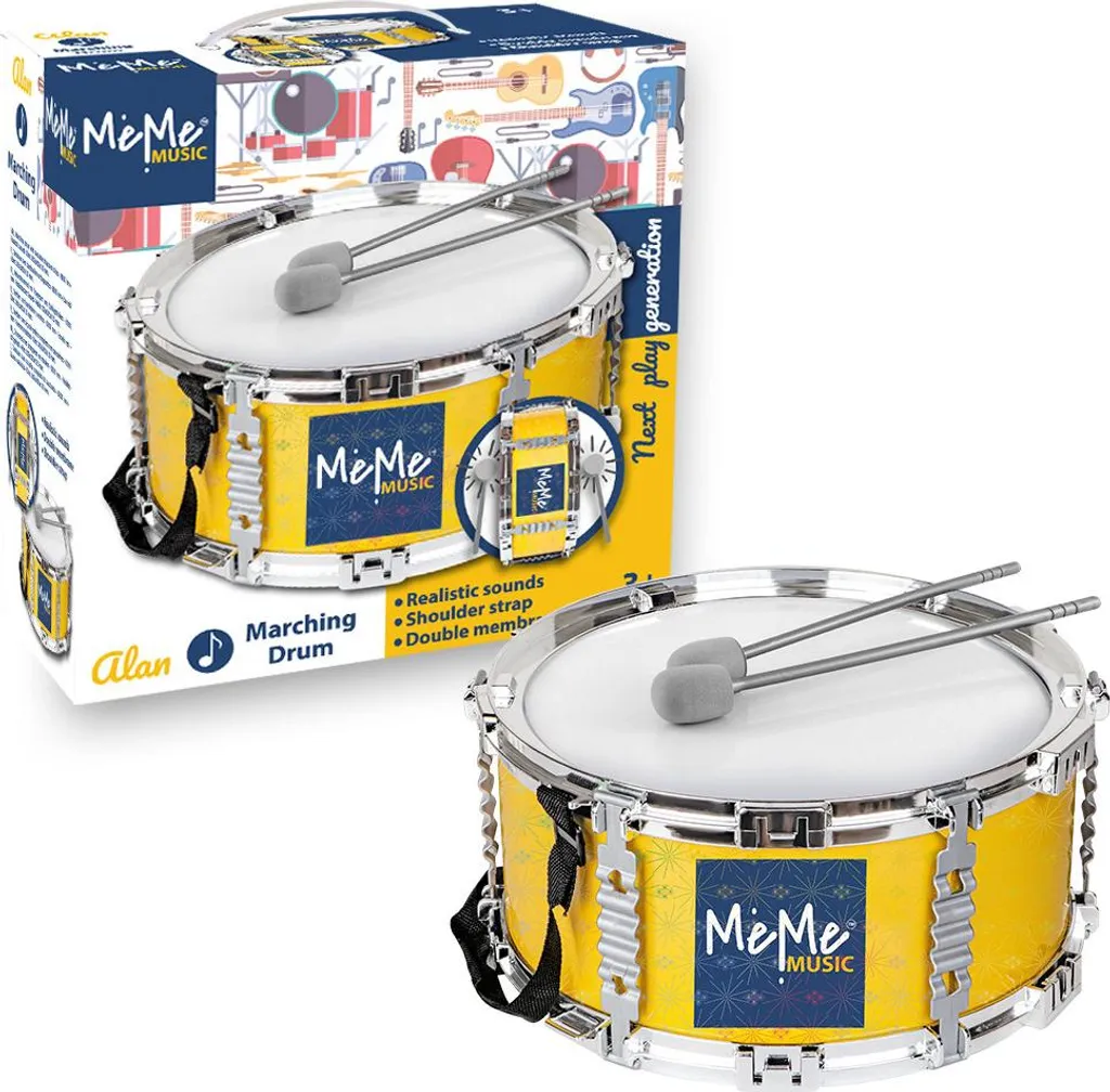 Tambour de marche Alan MeMe MeMe - Instrument de percussion défilé