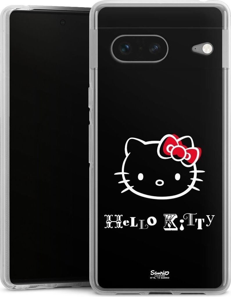 DeinDesign Handyhülle für Google Pixel 7 Silikon Hülle Case Smartphone Schutzhülle Fanartikel Hello Kitty Kawaii