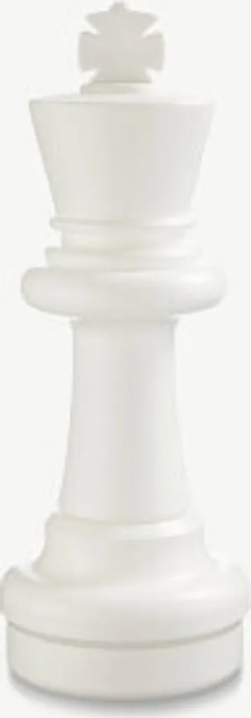Roi Blanc de 64 cm Haute Résistance pour Jeu d'Échecs Géant Ubergames