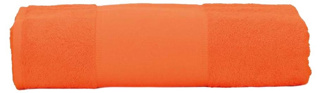 ARTG - Badetuch "Print-Me" LT1264 (Einheitsgröße) (Leuchtend Orange)