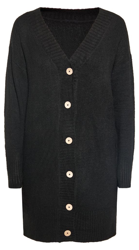 RISA damen strickjacke - schwarz, L
