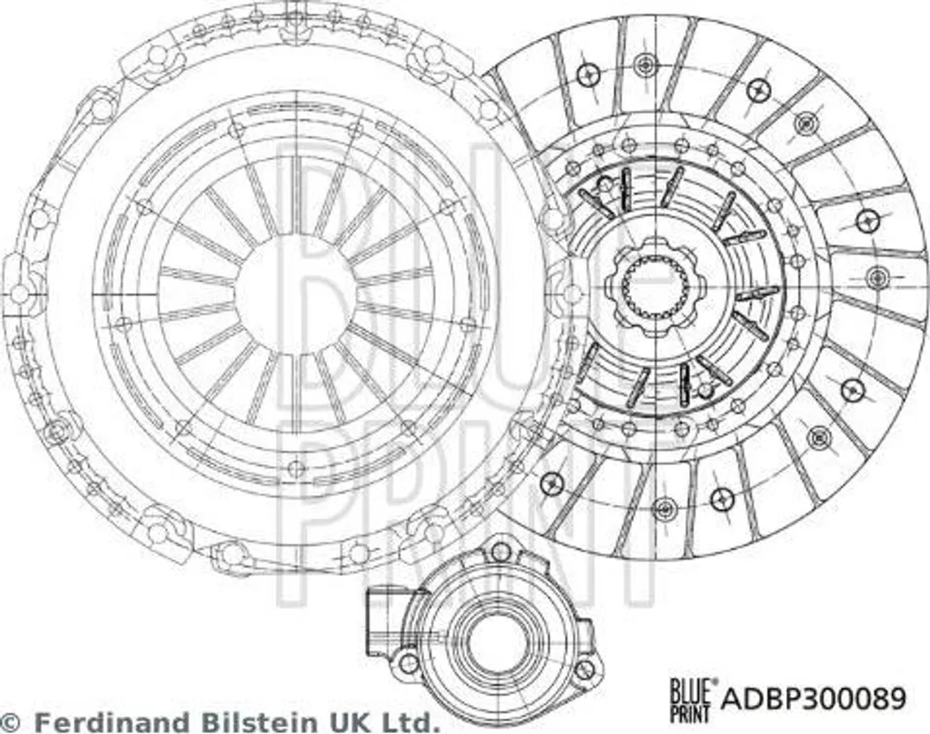 Kit d'embrayage OE 55204166 robuste pour moteurs Alfa Romeo 159 Diesel