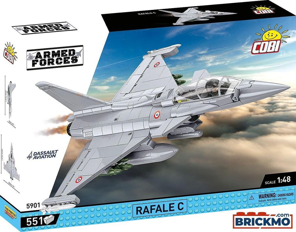 Cobi Klemmbaustein-Set Dassault Rafale C, 551 Teile, 5901 Produktbild 