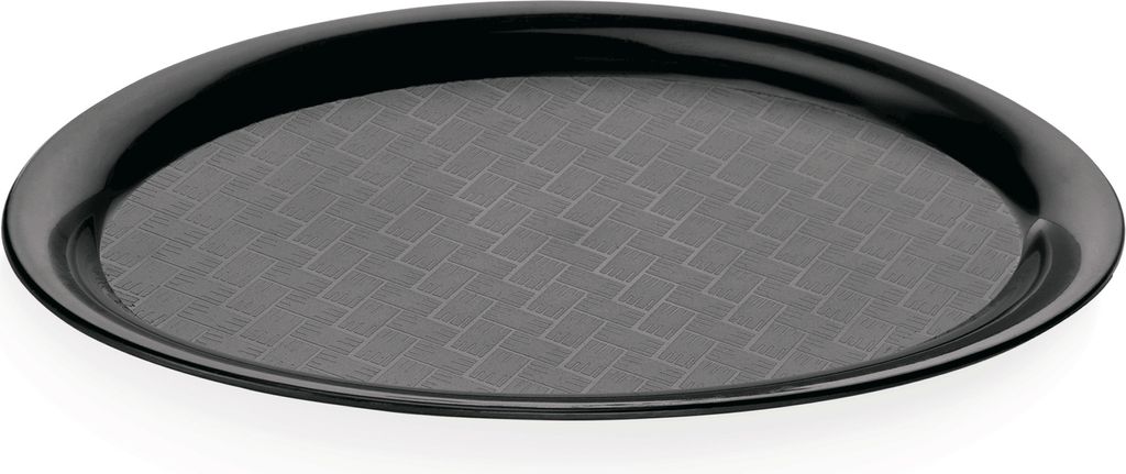 Taca, owalna, czarna, polipropylen, możliwość wyboru Zdjęcie produktu 