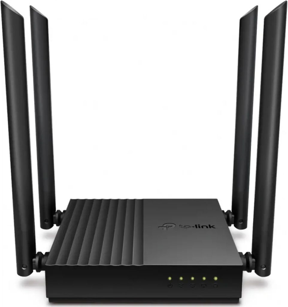 TP-LINK TP-Link ARCHER A64 drahtloser Router Gigabit Ethernet Dual-Band (2,4 GHz / 5 GHz) Schwarz