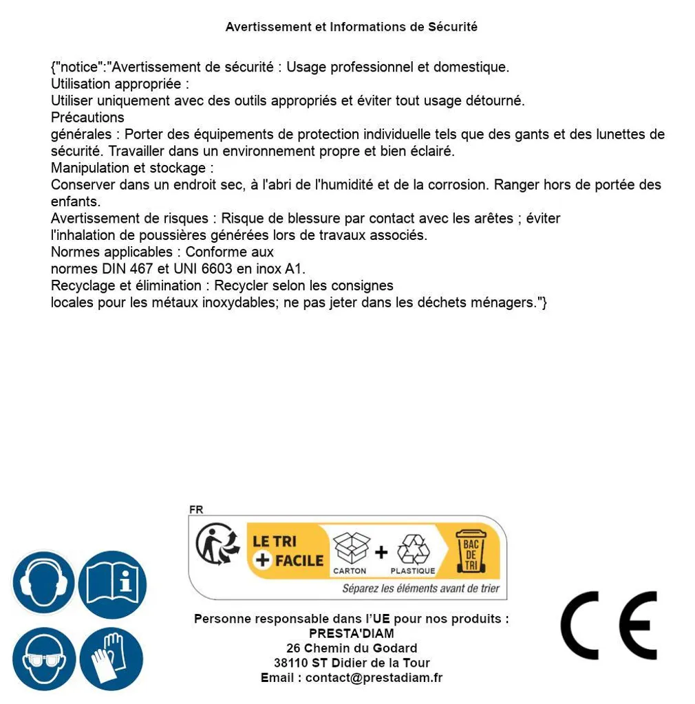 Écrou Moleté M2 Extra Plat pour Modélisme et Impression 3D - 100 Unités