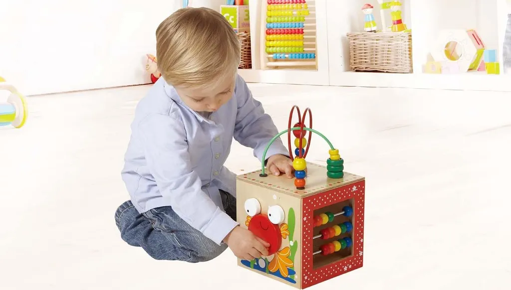 Hape E1802 Totally Amazing Boîte d'Éveil en Bois pour Bébé et Enfant - 9