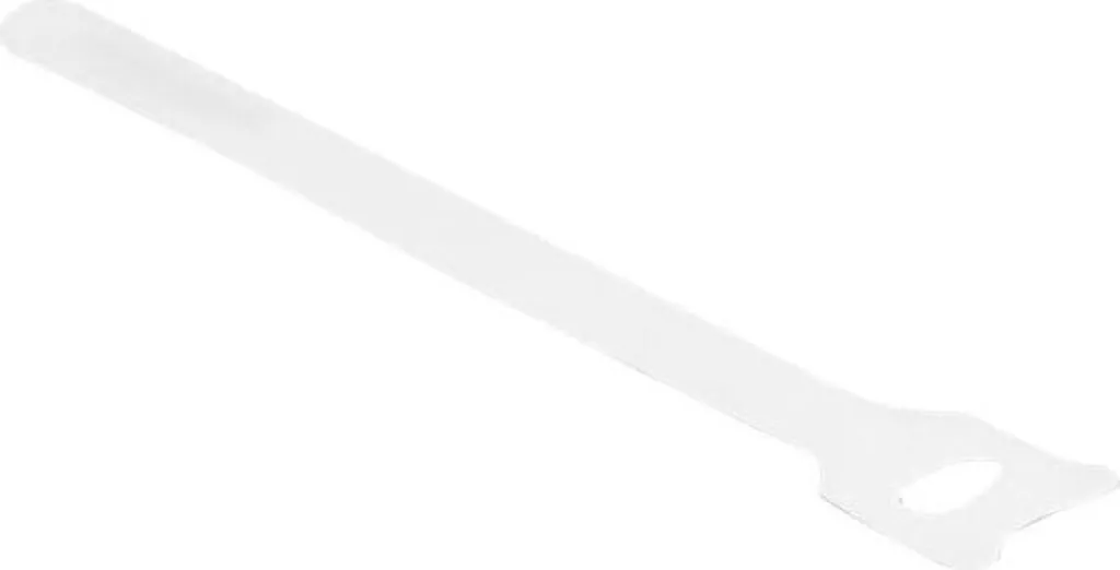 Organizzatore Cavi Delock Velcro Bianco 150x12mm - Ordine Estetico