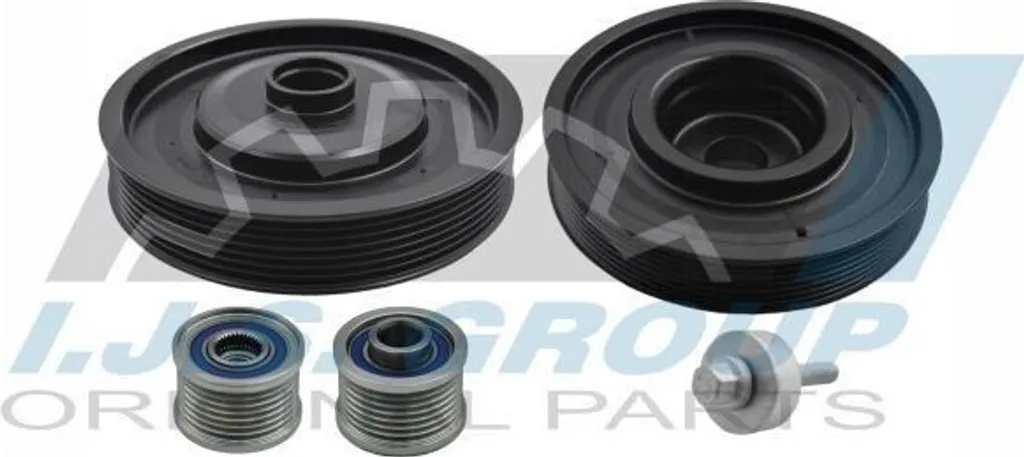 Poulie de vilebrequin IJS GROUP 17-1031KSET pour Renault Megane III