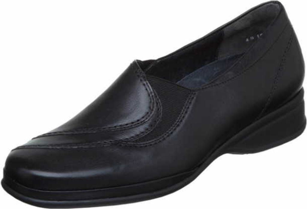 Semler Damen Slipper Sportlich Bequem schwarz