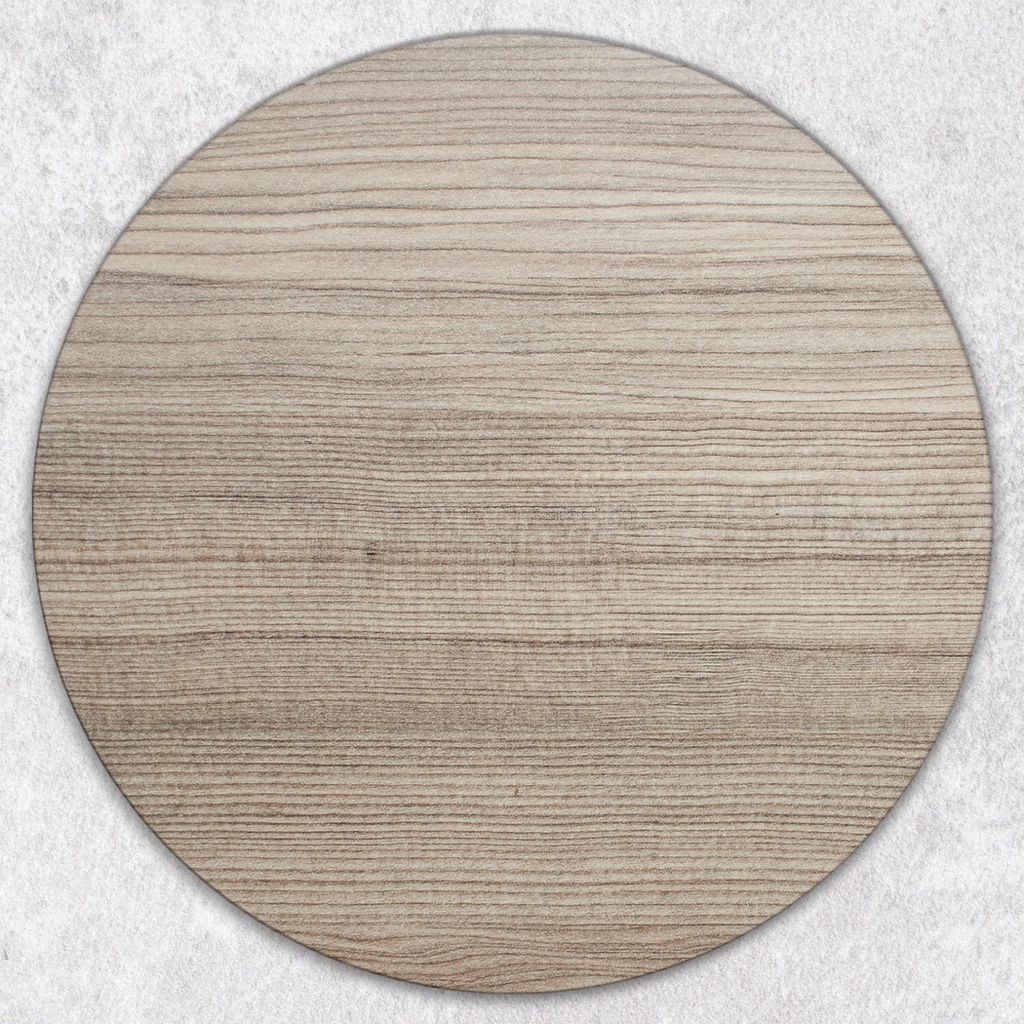 Glas-Herdabdeckplatten Glaskeramikkochfeld-Abdeckung Spritzschutz Glas Runden Schneidebrett fi40 cm - Holzbrett