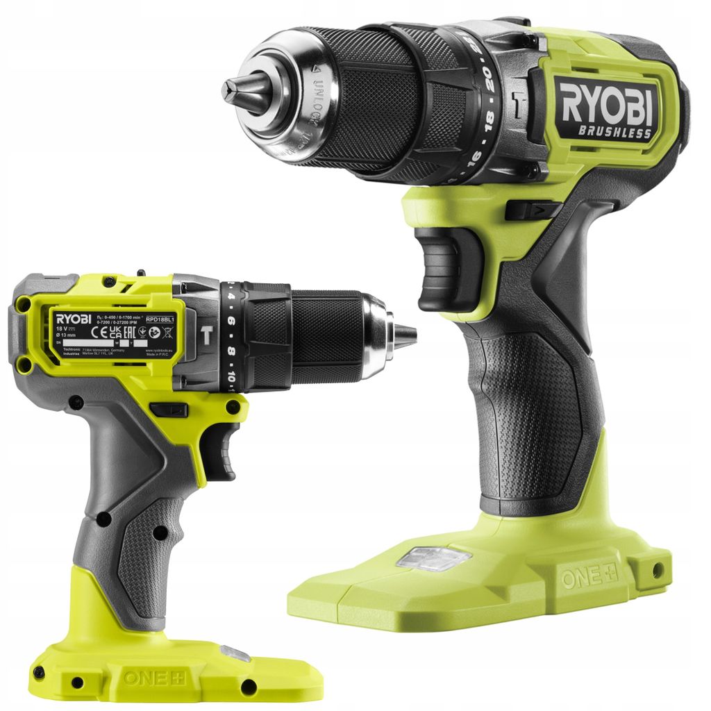 Ryobi RPD18BL1-0 5133006237 – 18V ONE+ Schlagbohrschrauber Produktbild 