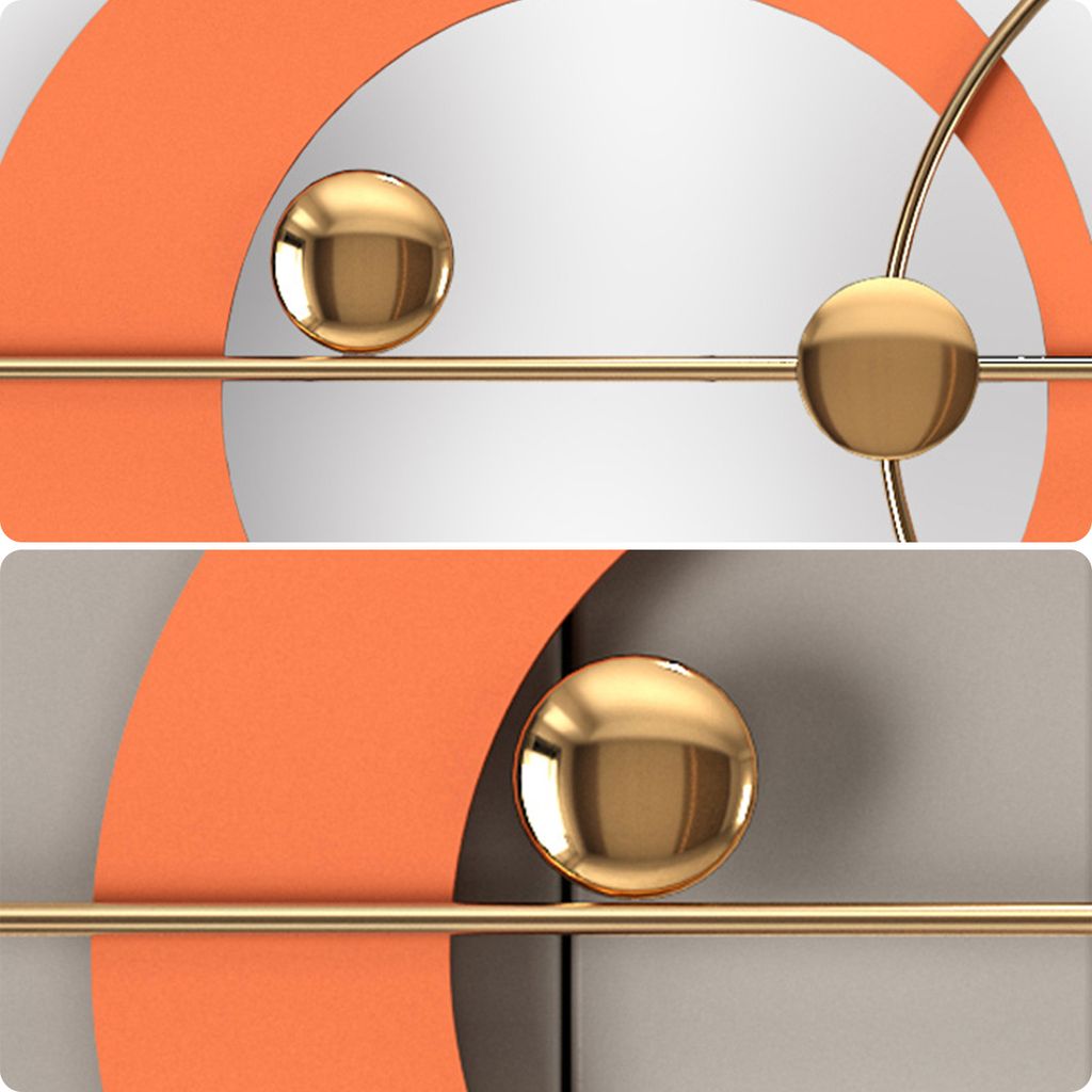 Wandskulpturen Wanddekoobjekt Wanddekoration aus Metall, Produktbild 8