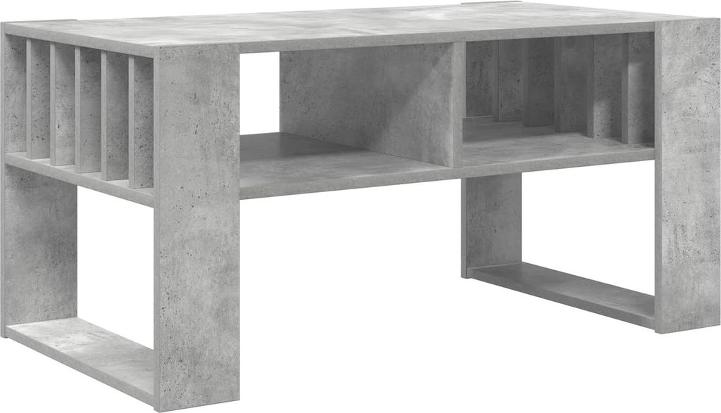 Couchtisch Beton Grau 92 x 49,5 x 45 cm Holzwerkstoff