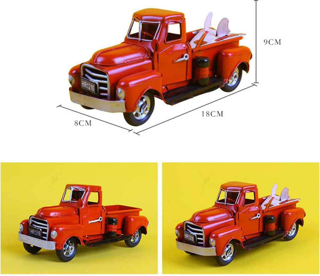 Vintage Metall Classic Rustic Pickup Truck Weihnachten Home Office Decor