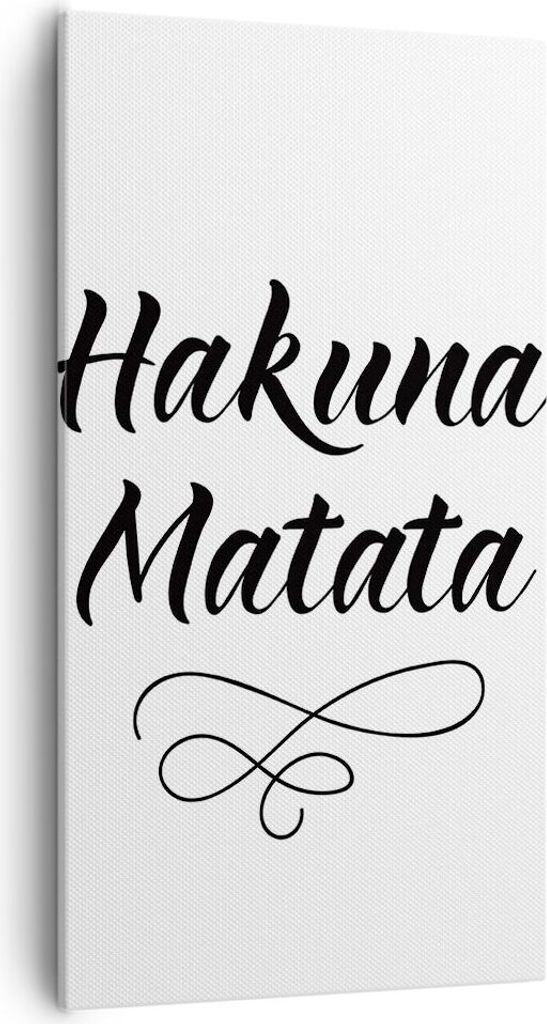 Bild auf Leinwand - Leinwandbild - Einteilig - Hakuna Mama Maxim - 55x100cm - Wand Bild - Wanddeko - Wandbilder - Leinwanddruck - Bilder - Wanddeko...