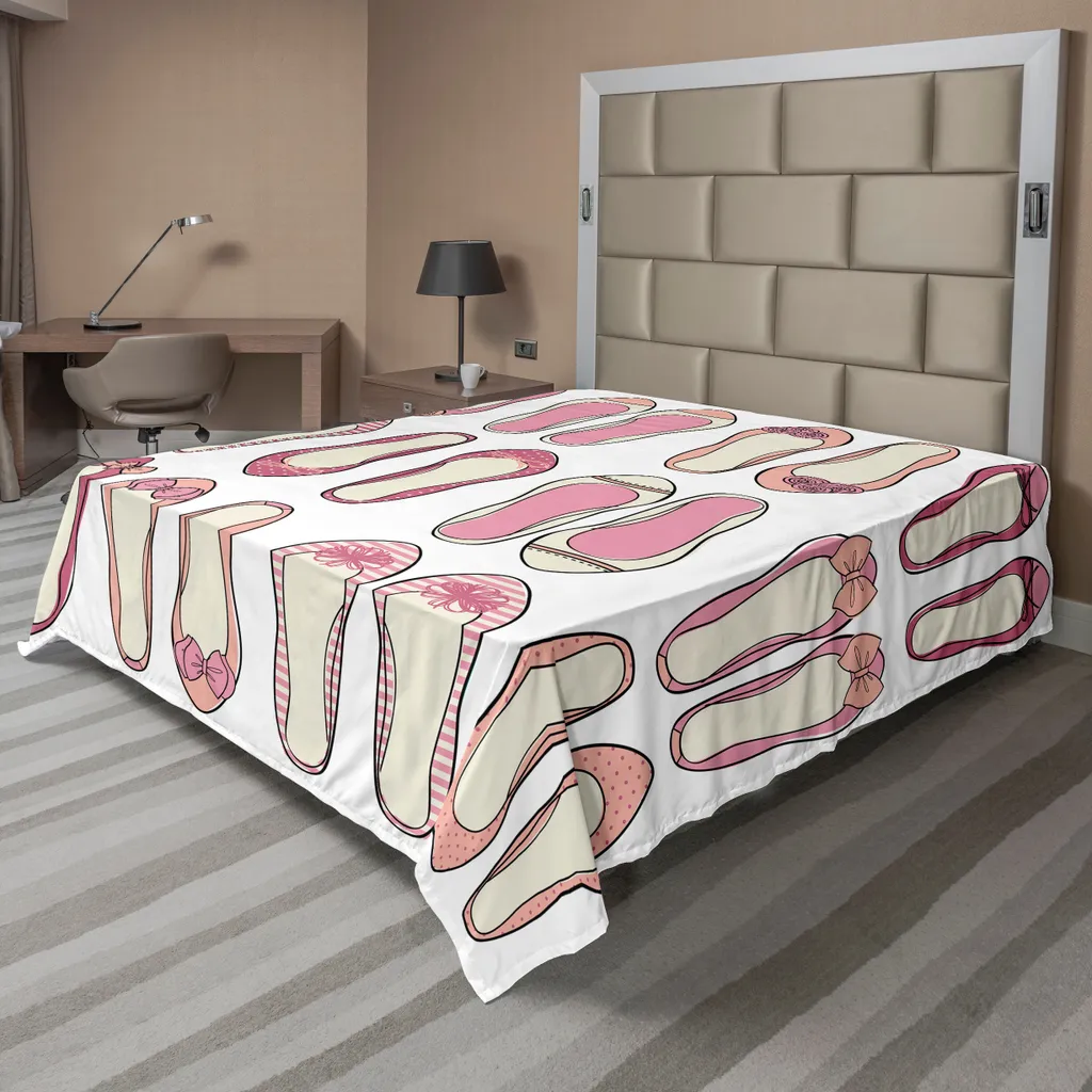 Lenzuolo Letto Bambina ABAKUHAUS 260x228 - Ballerina Chic Rosa