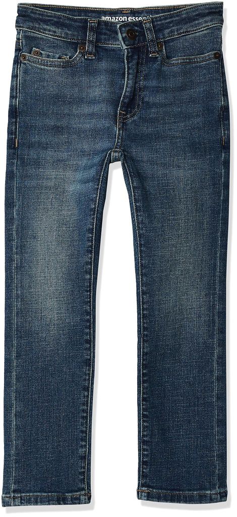 A. Jeans pour garçons, coupe slim, denim extensible, Image du produit 
