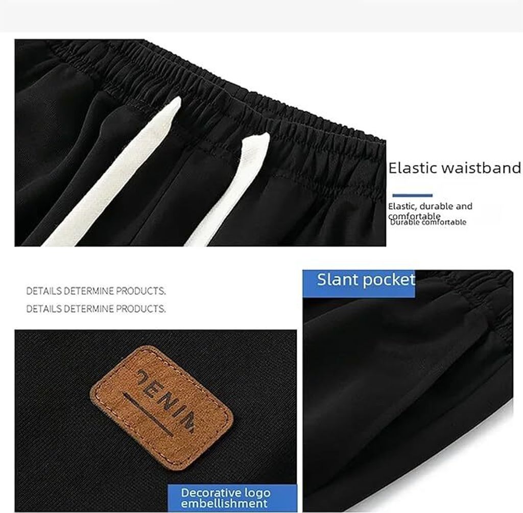 BYBNOLL Jogginghose Herren Mit Paisley Druck - Leichte Baggy Hose Für Sommer & Yoga