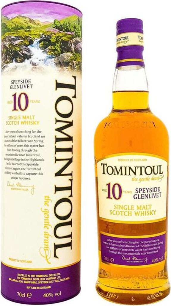 Tomintoul 10 Years 700ml + Box 40% Vol. Produktbild 