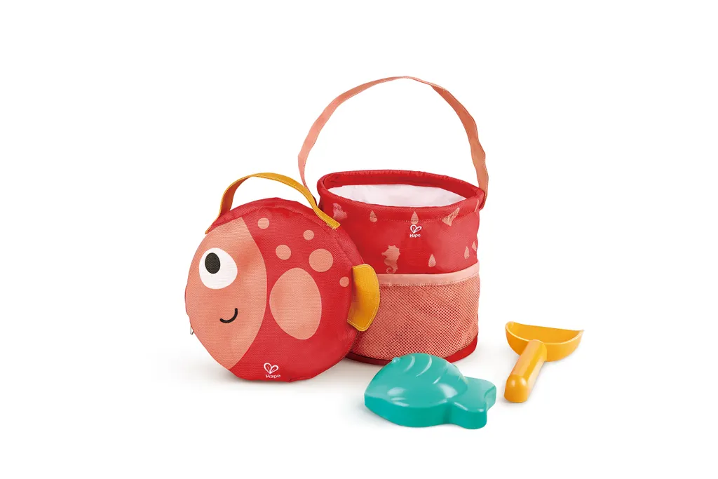 Set de jeu de plage Hape pour vacances - Kit de sable compact voyage