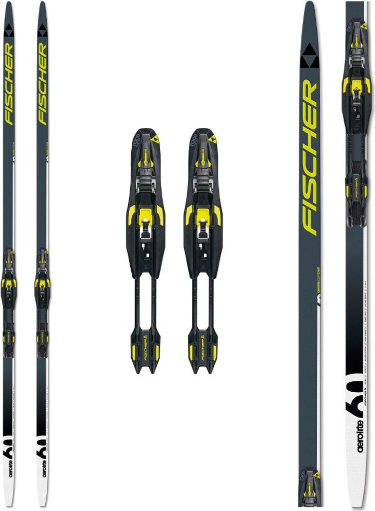 Langlaufset FISCHER Aerolite Combi 60 mit NNN Combi Bindung 182 cm 50-60 kg