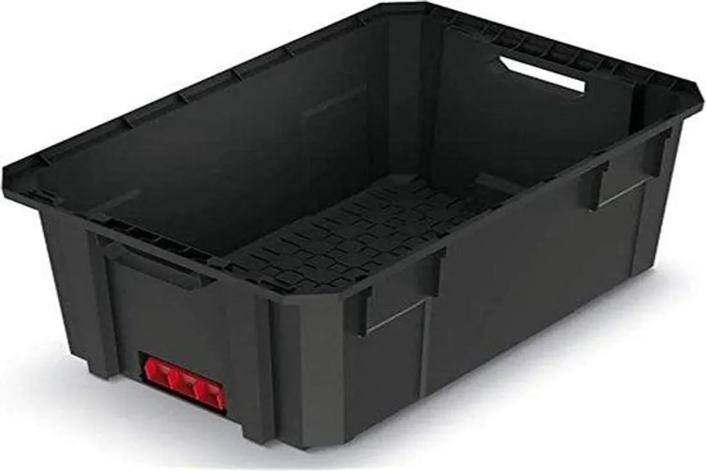 Bac plastique emboîtable 25 kg haute résistance - Format 544x362 mm