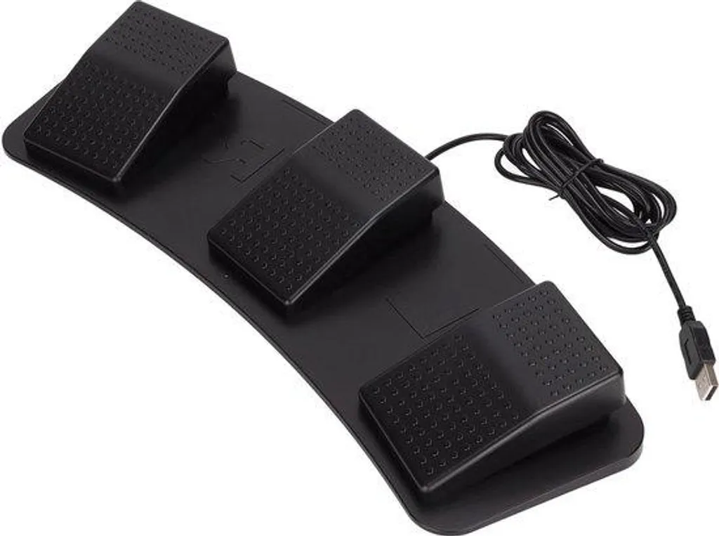 Réduire la fatigue du poignet avec la pédale triple USB mécanique ergonomique