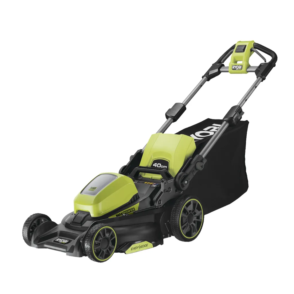 Tondeuse silencieuse Ryobi 36V pour couper l'herbe haute 40cm
