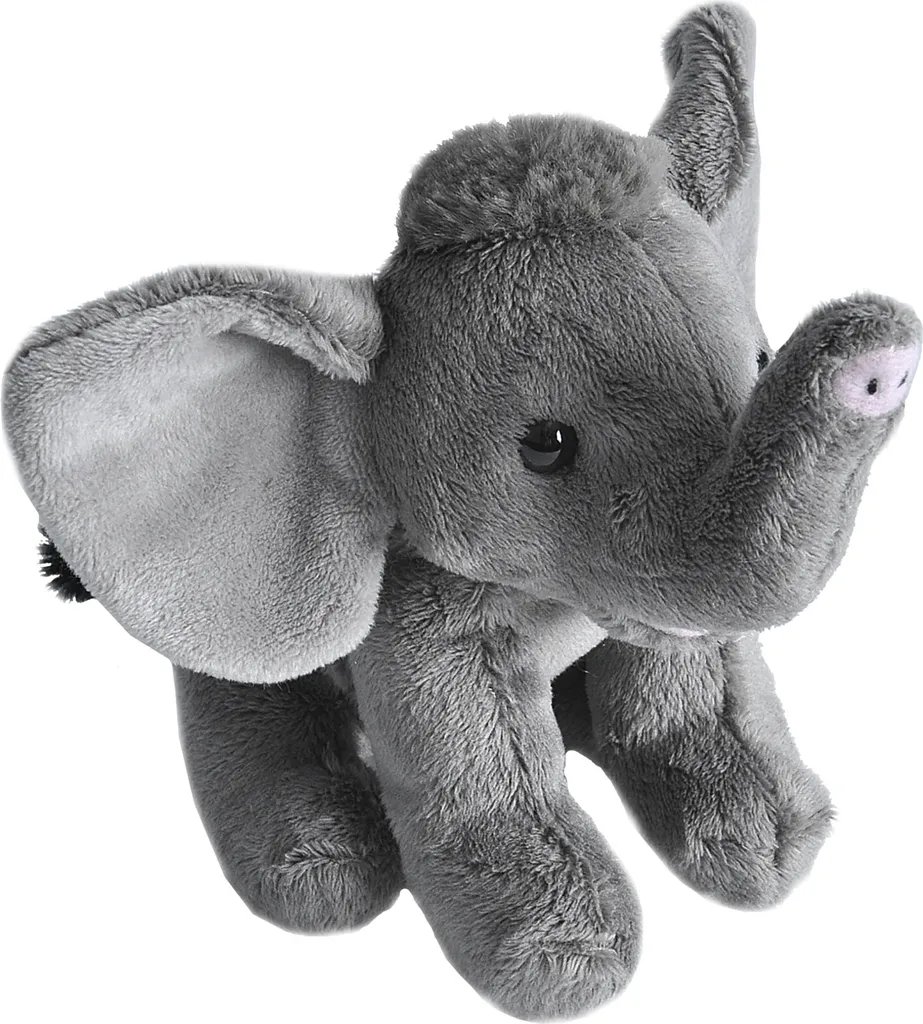 Peluche Éléphant Jouet Plus 13 cm - Doudou Doux pour Bébé et Enfant