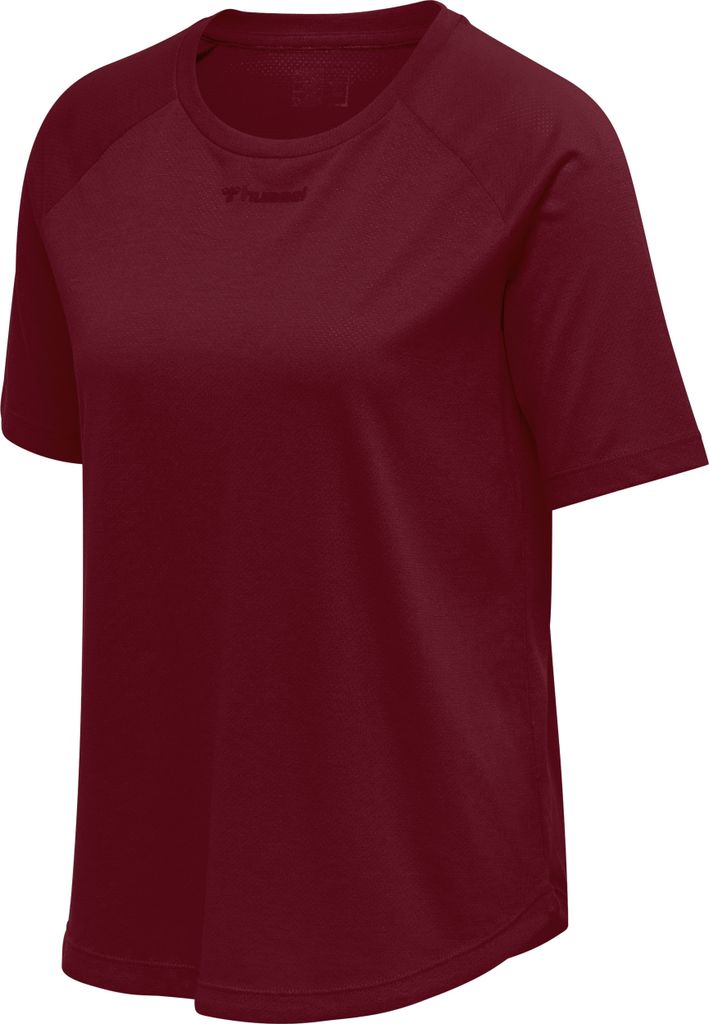 hummel hmlMT VANJA T-SHIRT - CABERNET - XS