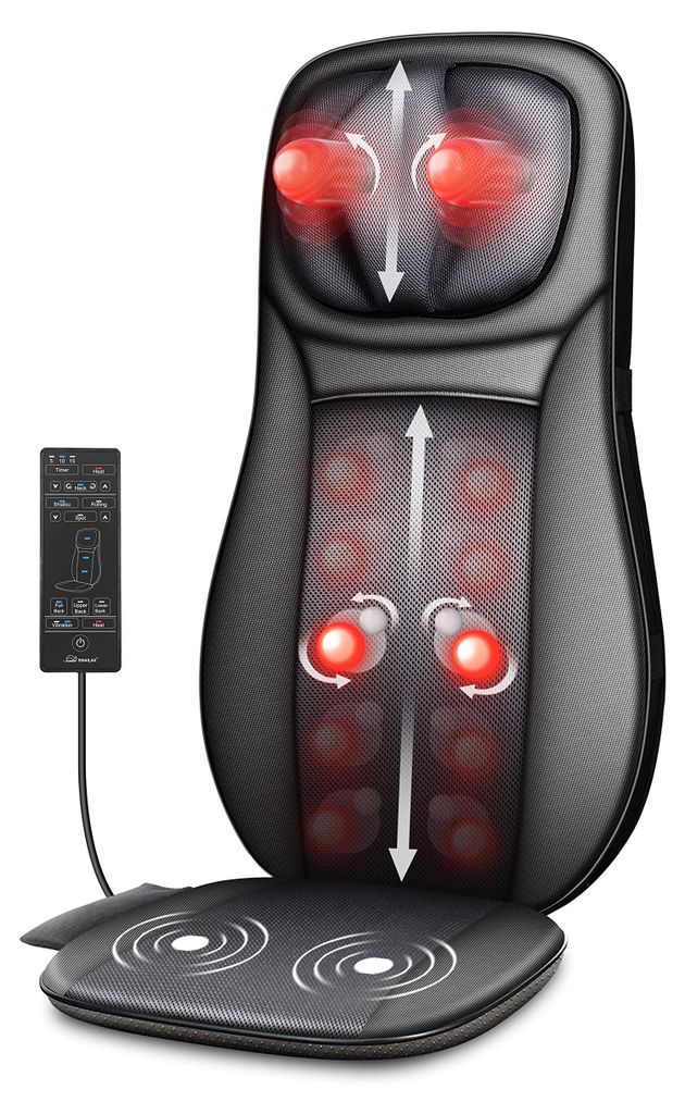 Snailax Massagesitzauflage mit Wärmefunktion, Shiatsu Produktbild 
