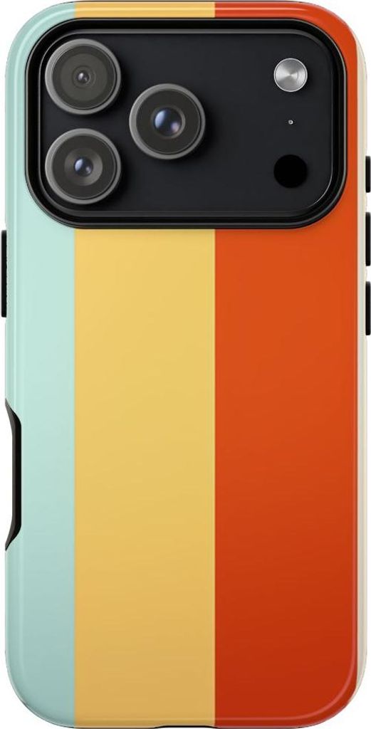 Breite Streifen in lebendigen Farben – Hülle Kompatibel mit iPhone 17 Pro
