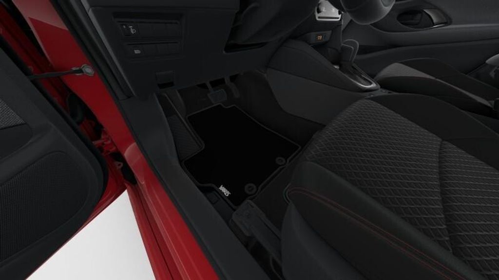 TOYOTA Yaris Original Velours-Fußmatten-Set PW210-0D045 OE