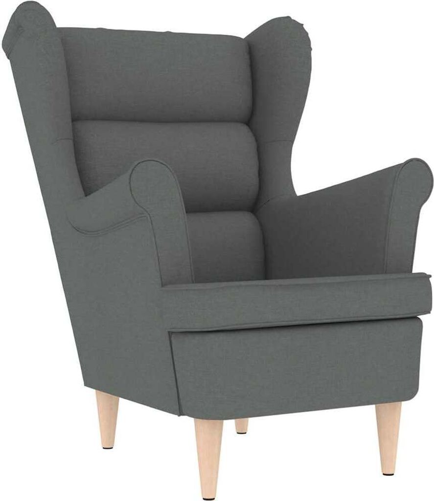 Sessel Dunkelgrau 74x84x100 cm Stoff