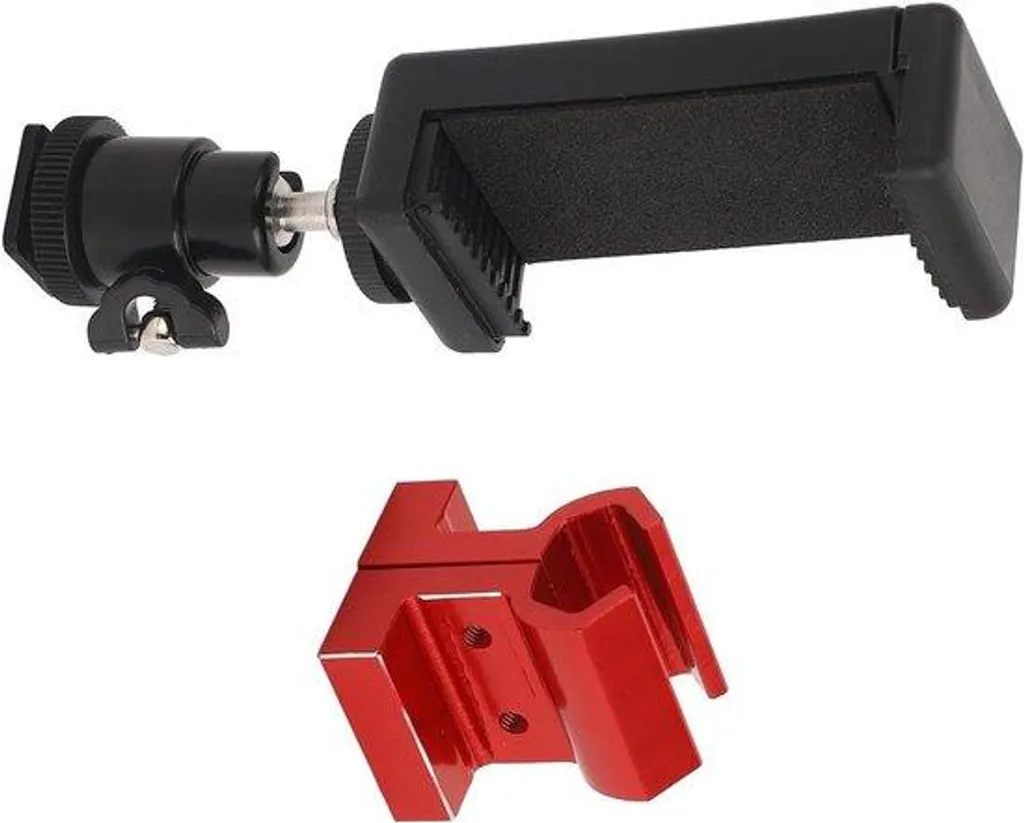 Support Télécommande Voiture RC Réglable pour Smartphone 5,5+ - Rouge