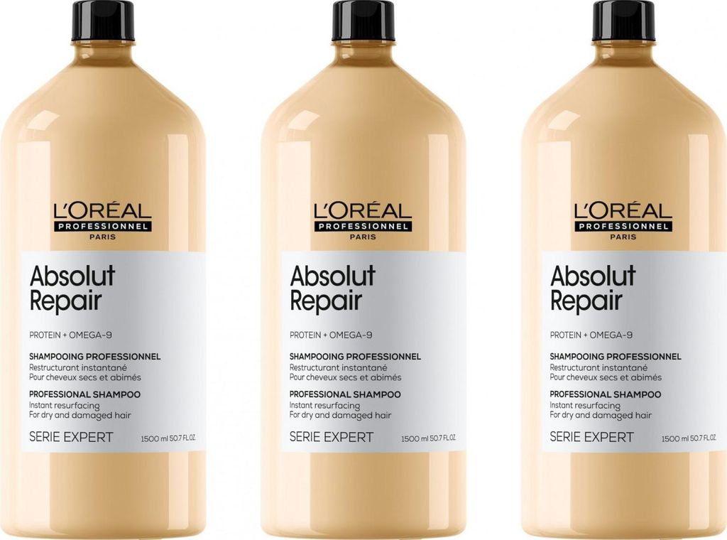 Absolut Repair Shampoo 3x1500 ml Produktbild 