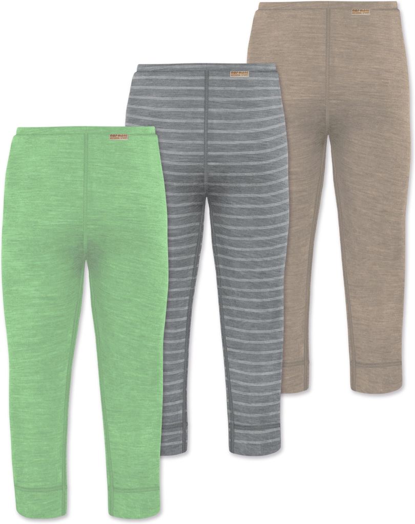 normani 3er Pack Baby Merino Hose Unterhose