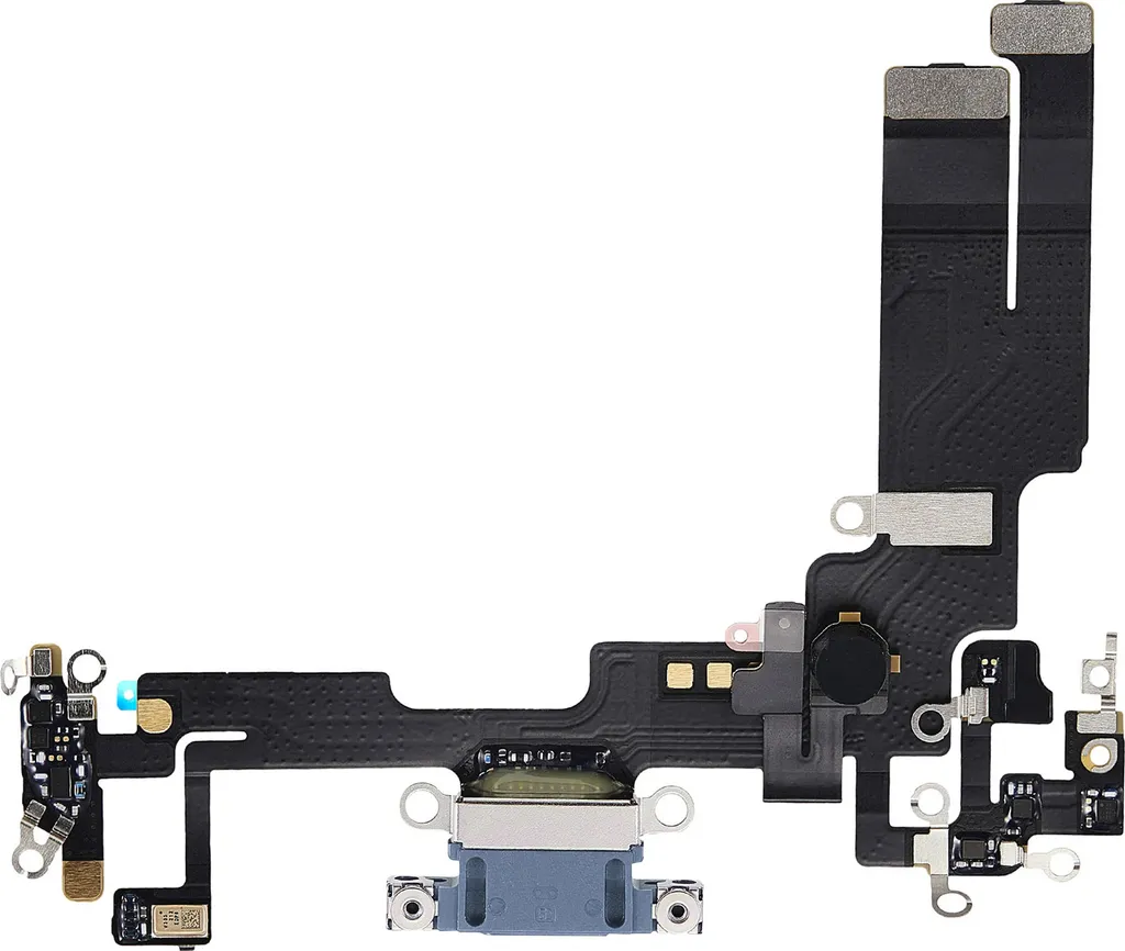 Nappe de charge Lightning iPhone 14 - Pièce de rechange avec micro