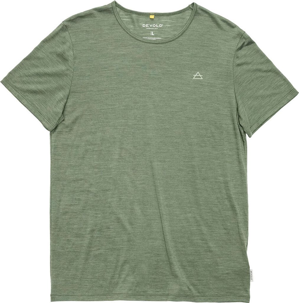 Devold Of Norway Active Kurzarm-t-shirt Grün S Mann Grün S