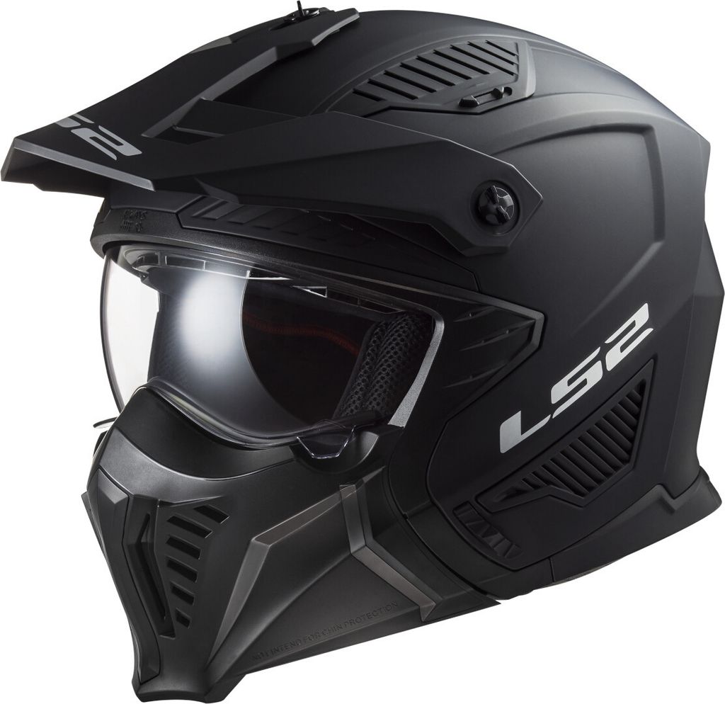 LS2 OF606 Drifter casque de trial, noir mat, L (59/60) Image du produit 