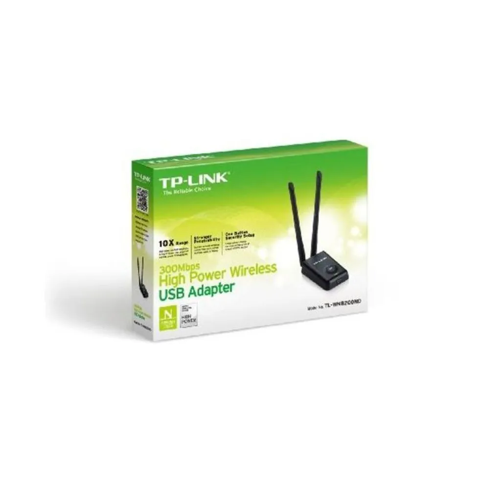 Adaptateur USB Wi-Fi TP-LINK 300 Mbps High Power avec antenne gain 1T2R