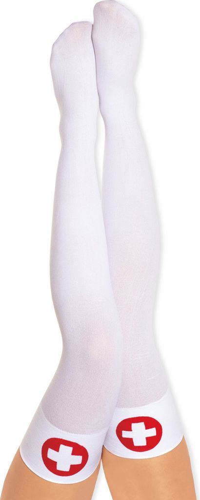 Krankenschwester Nylon Kniestrümpfe 70 DEN Overknee Produktbild 