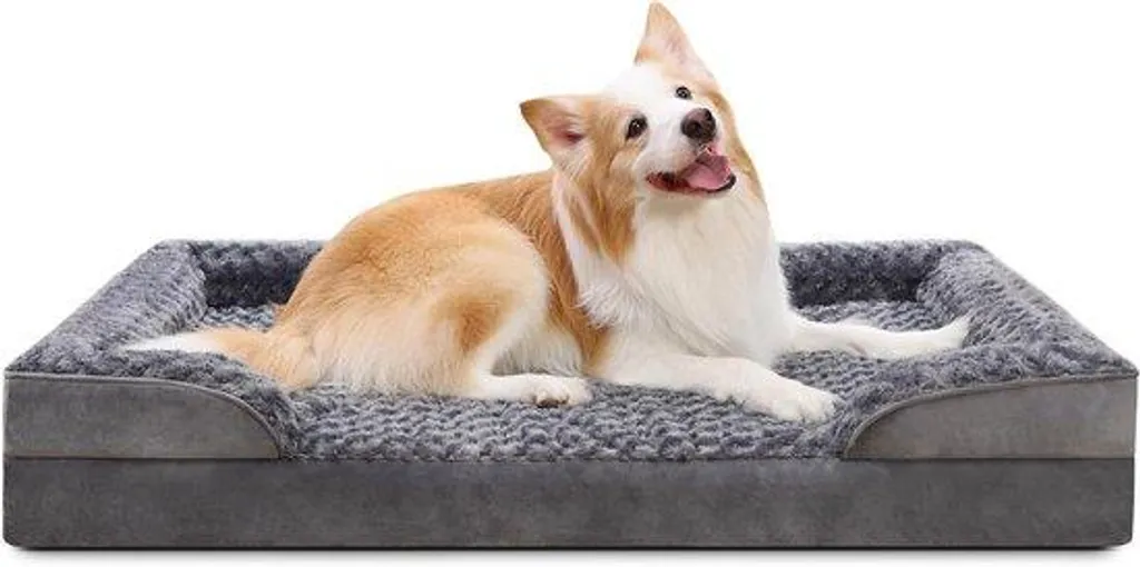 Lit pour chien XL avec mousse orthopédique et fond spécial antidérapant