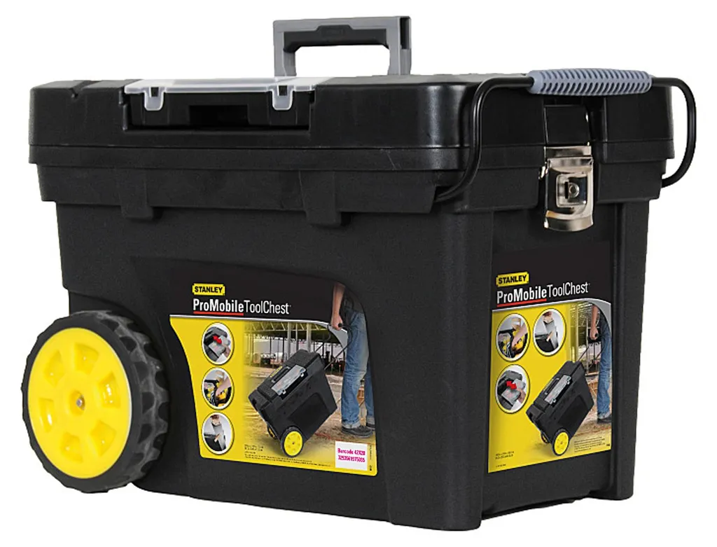 Boîte à outils Stanley AW2437 Grand Volume - Châssis Robuste Noir 620mm