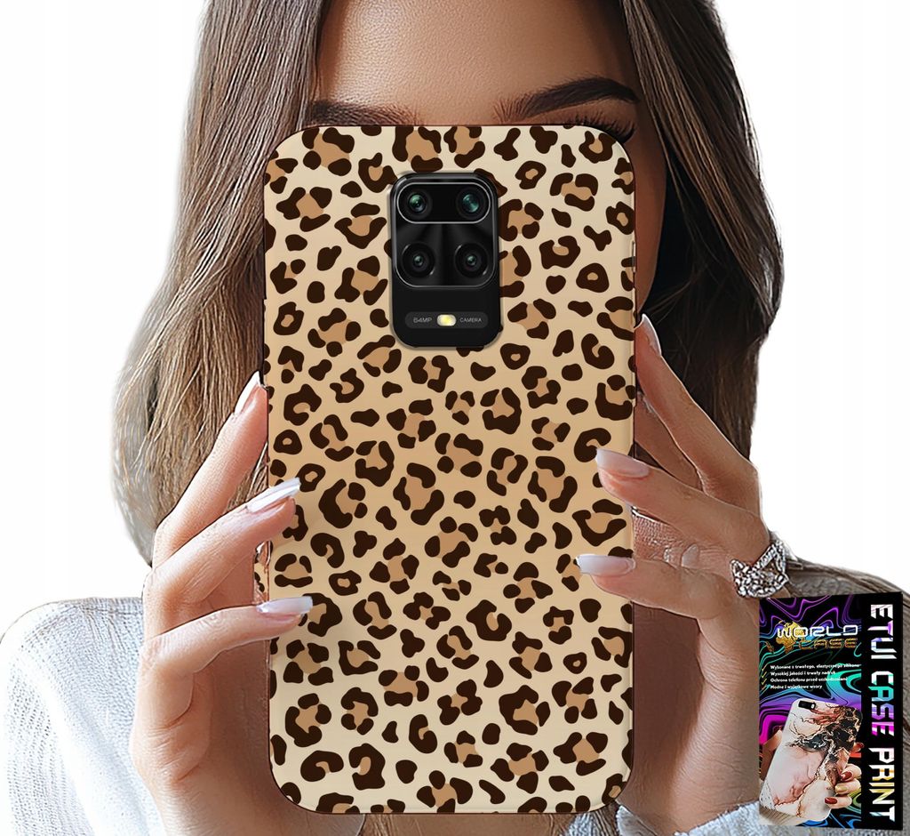 Fall Für Xiaomi Note 9 Pro / 9S - Zurück In Leopardenmuster Modische Frauen Muster
