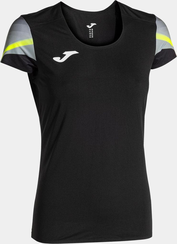 Joma Elite Xi Shirt, Schwarz-Gelb Fluor, S
